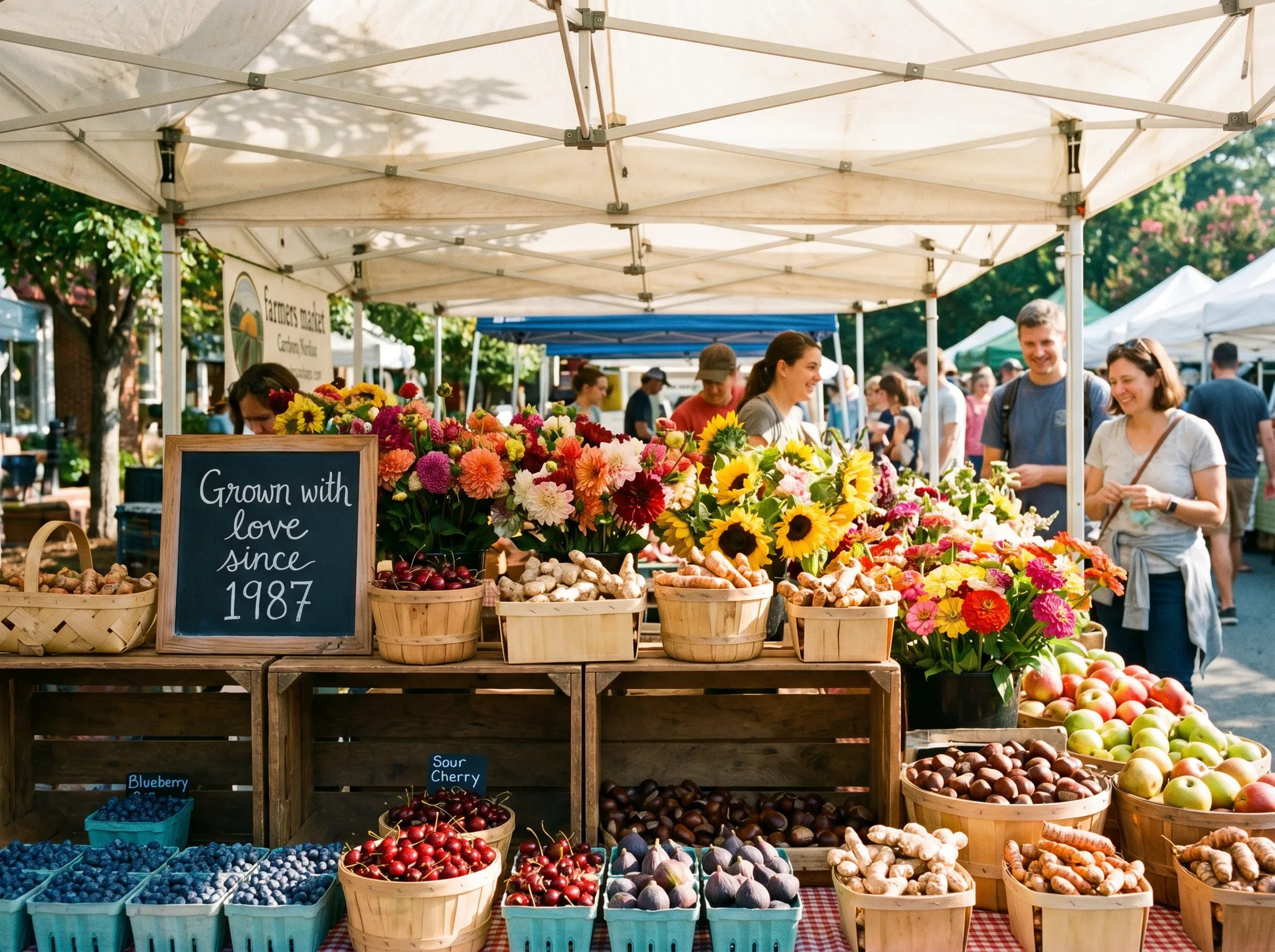 'Tween Towns Farm at Carrboro Farmers' Market
